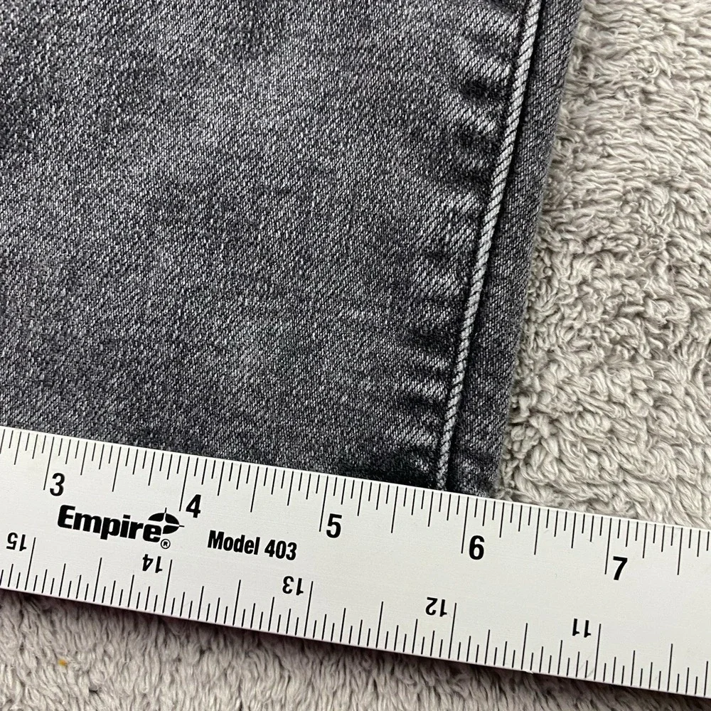 Lucky Brand 411 Athletic Taper Jeans Mens 30x29 Gray Denim Mid Rise